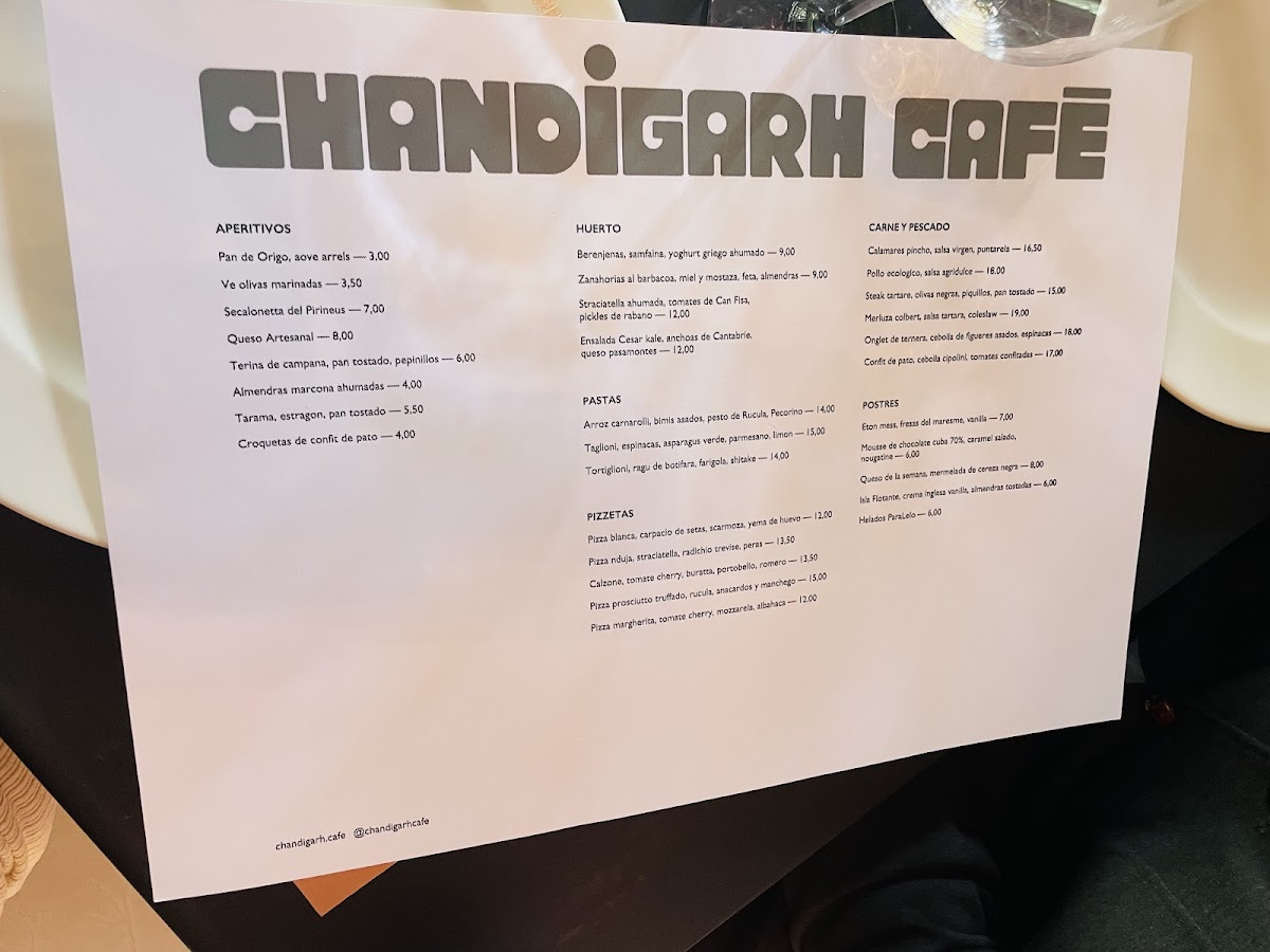 Menu Chandigarh Café-8