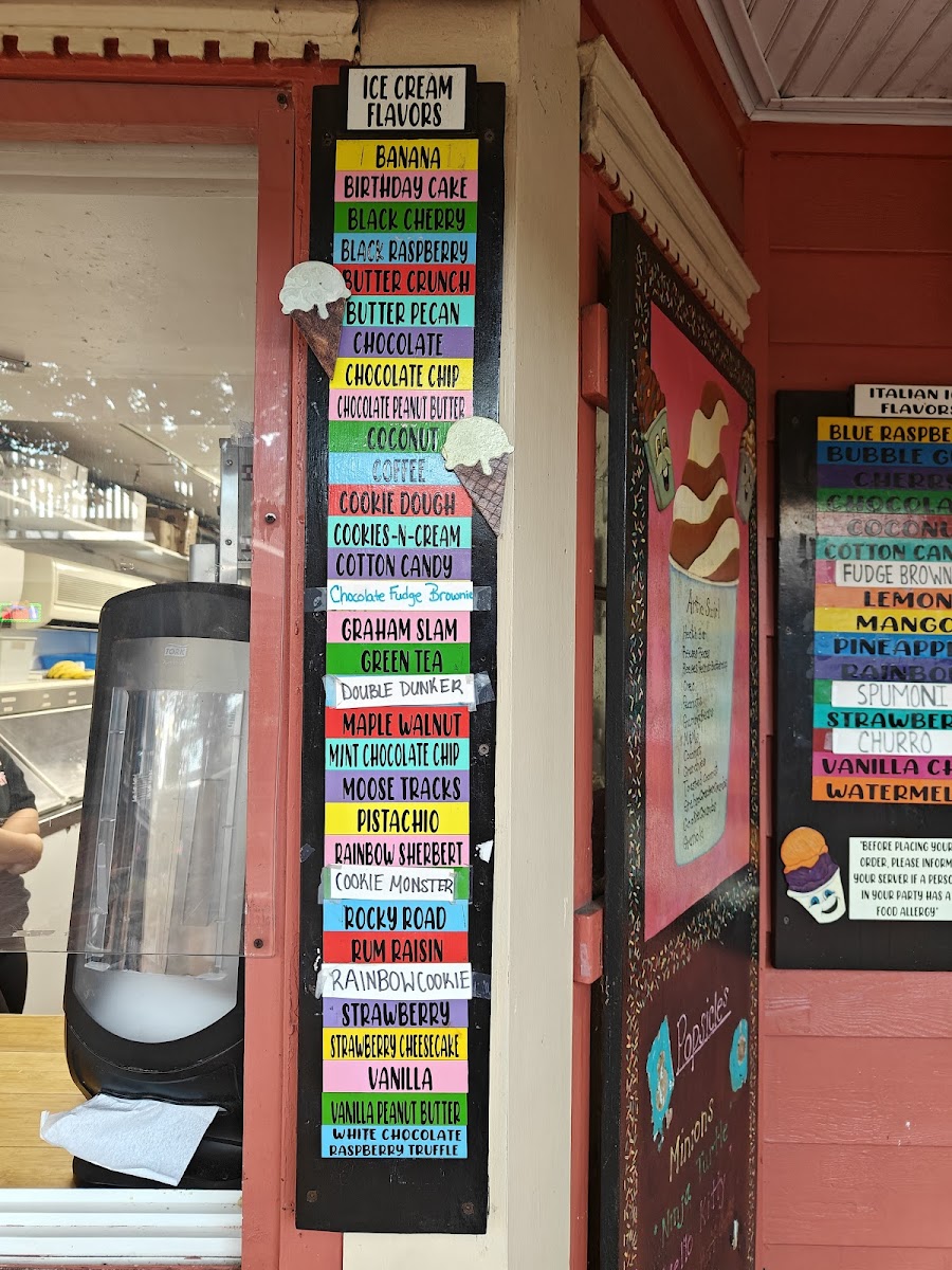 Menu Chandler Square Ice Cream (Port Jefferson Ice Cream Cafe)-2