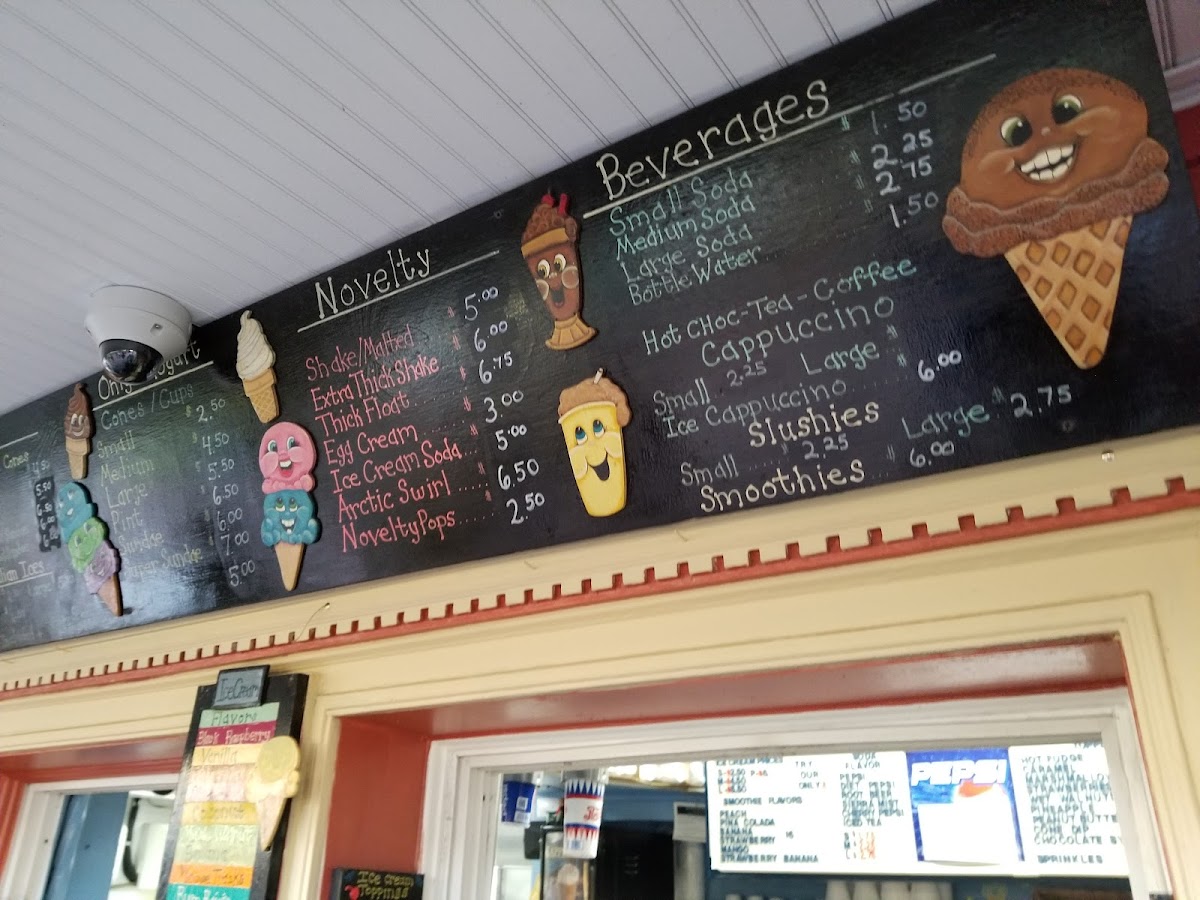 Menu Chandler Square Ice Cream (Port Jefferson Ice Cream Cafe)-8