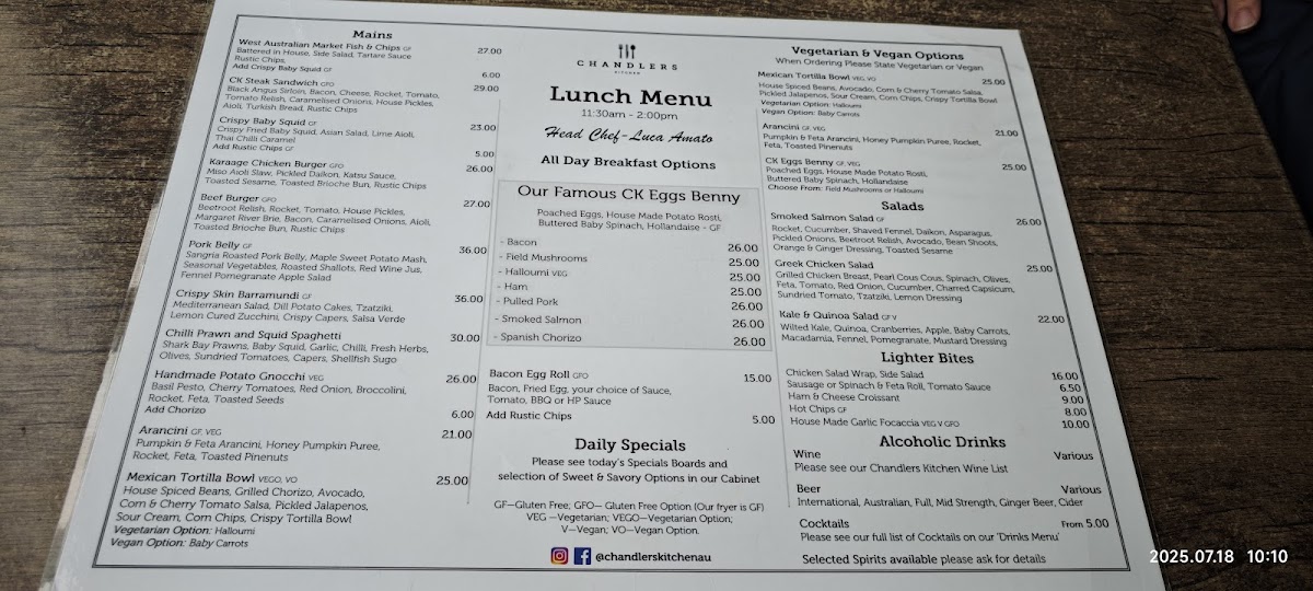 Menu Chandlers Kitchen-8