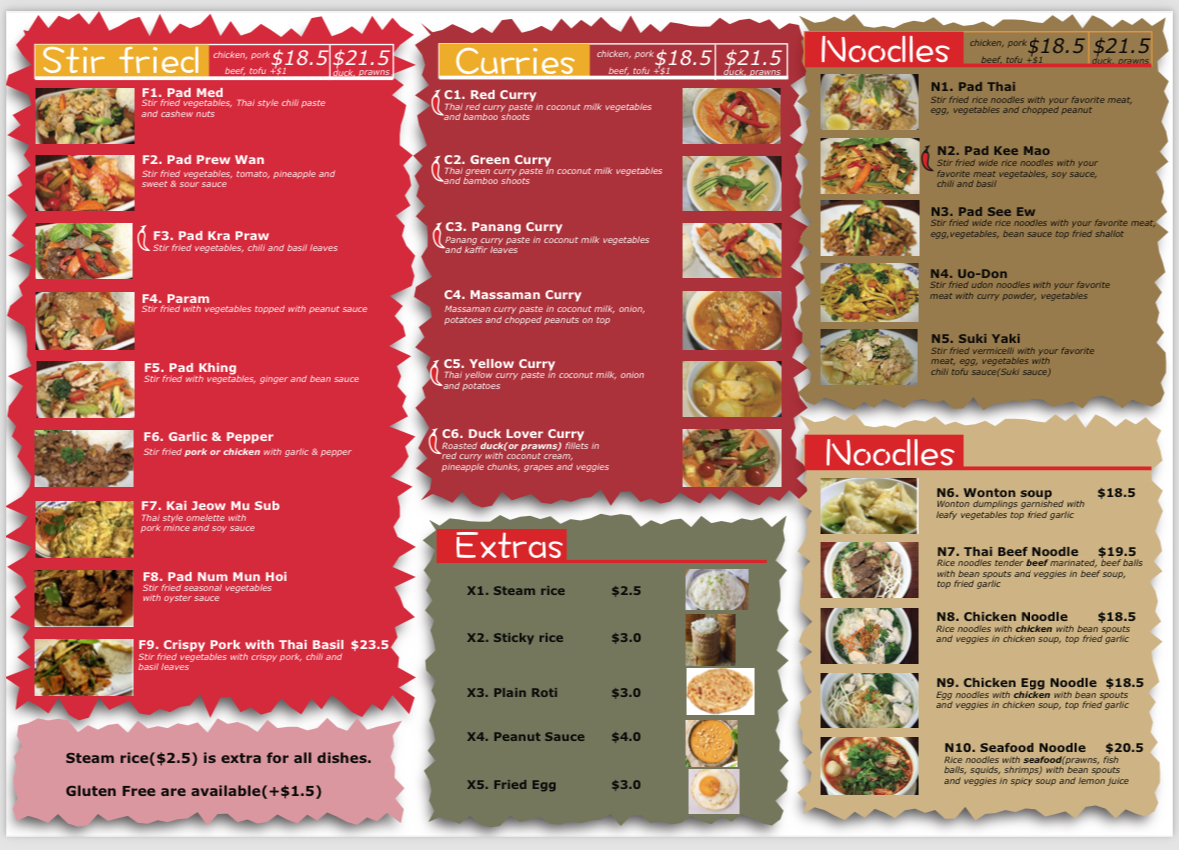 Menu Chang Gaow Thai Restaurant-1