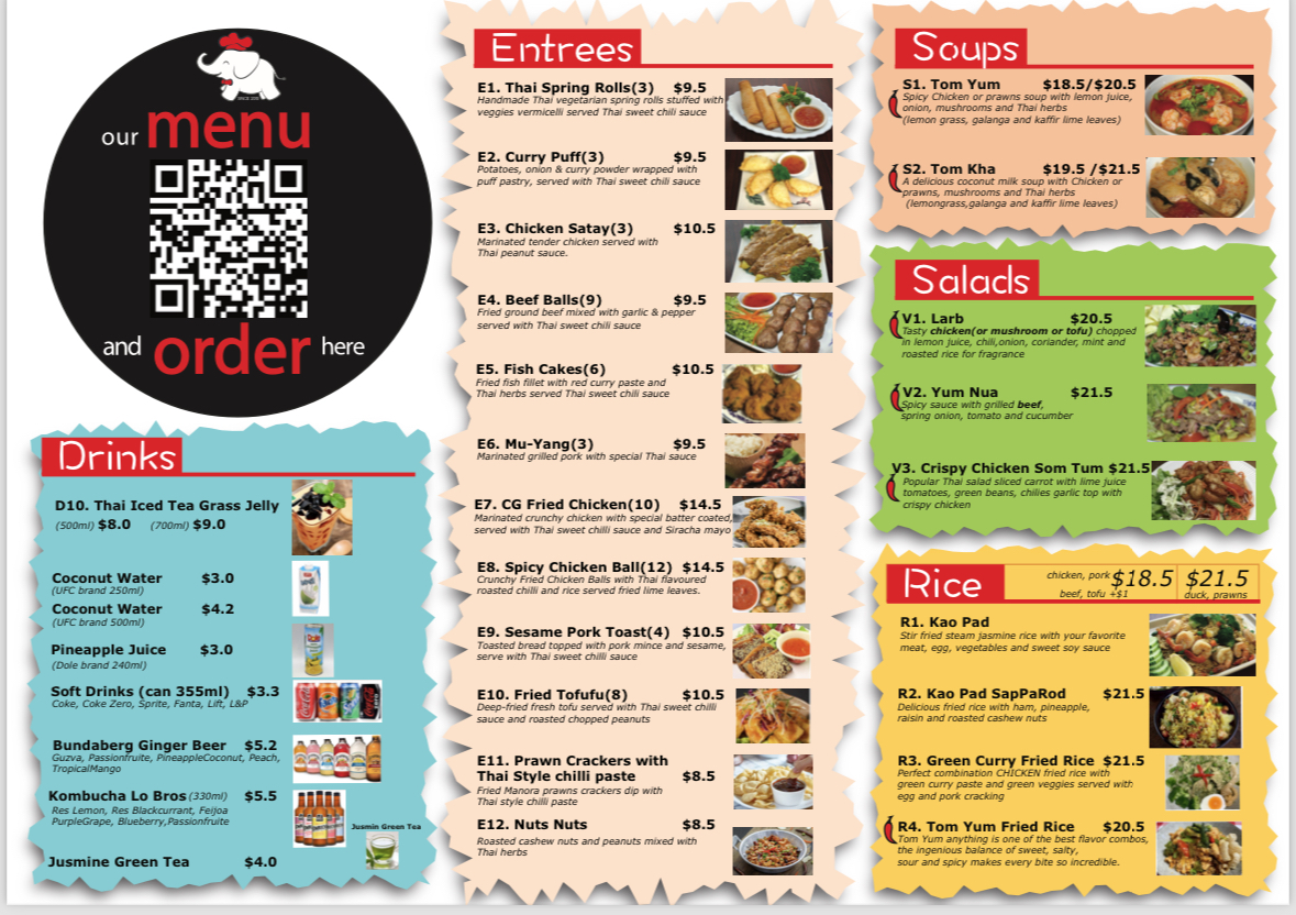 Menu Chang Gaow Thai Restaurant-2