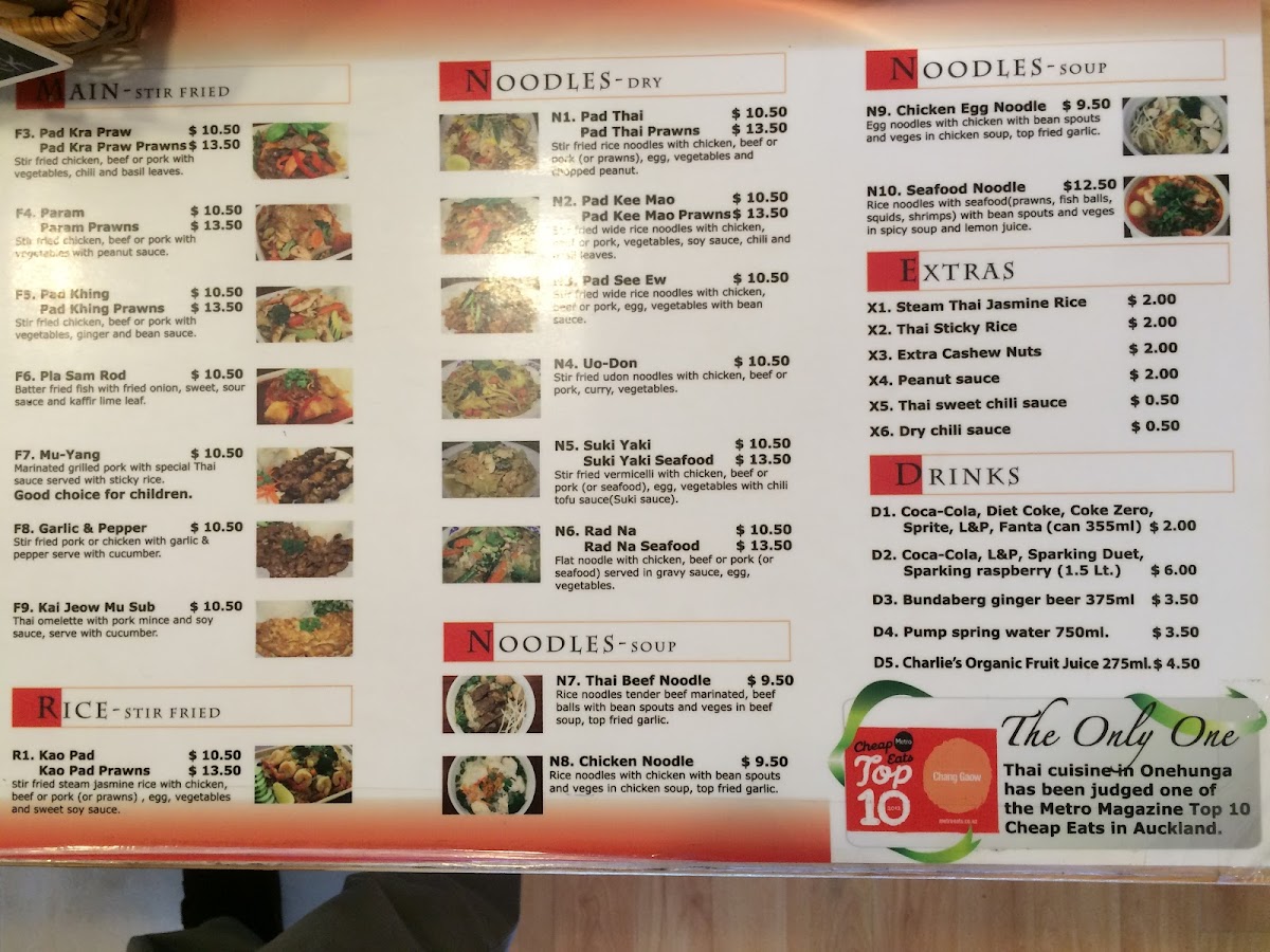 Menu Chang Gaow Thai Restaurant-5