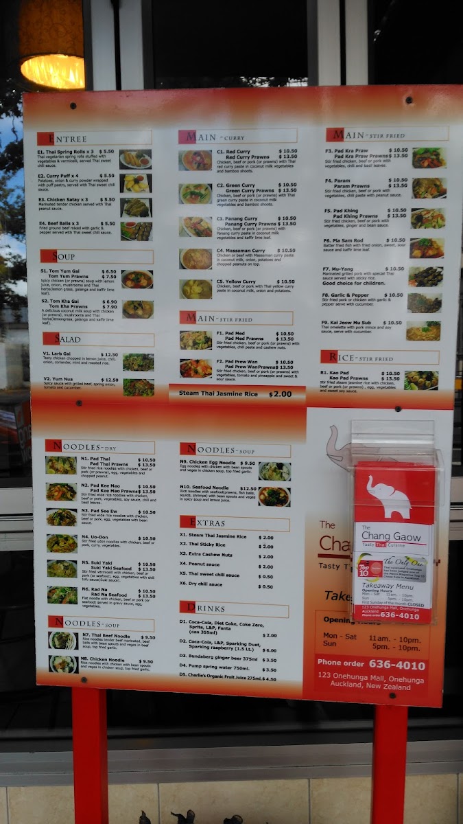 Menu Chang Gaow Thai Restaurant-7