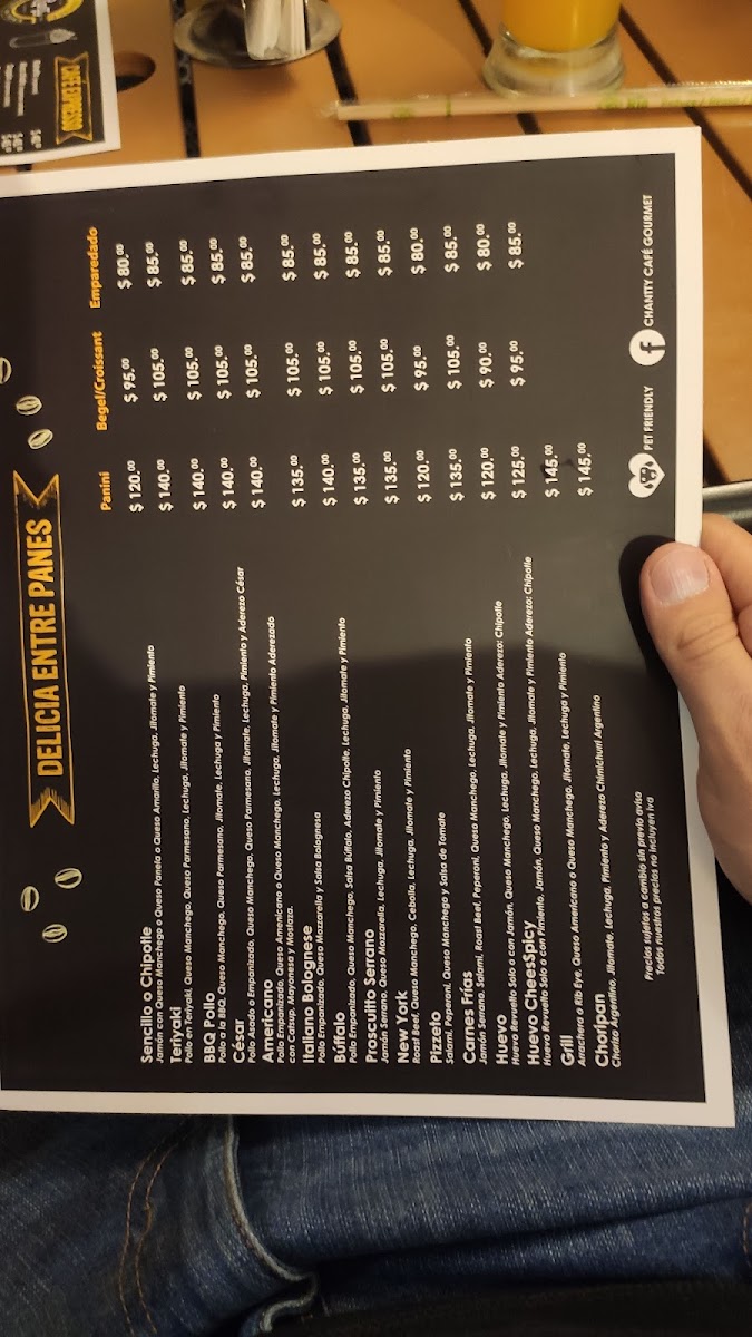 Menu Chantty Café-2