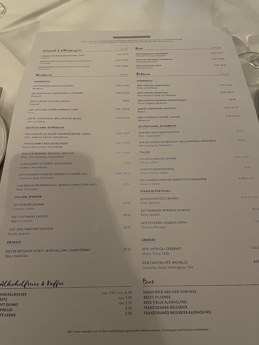 Menu Chapeau La Vache-4