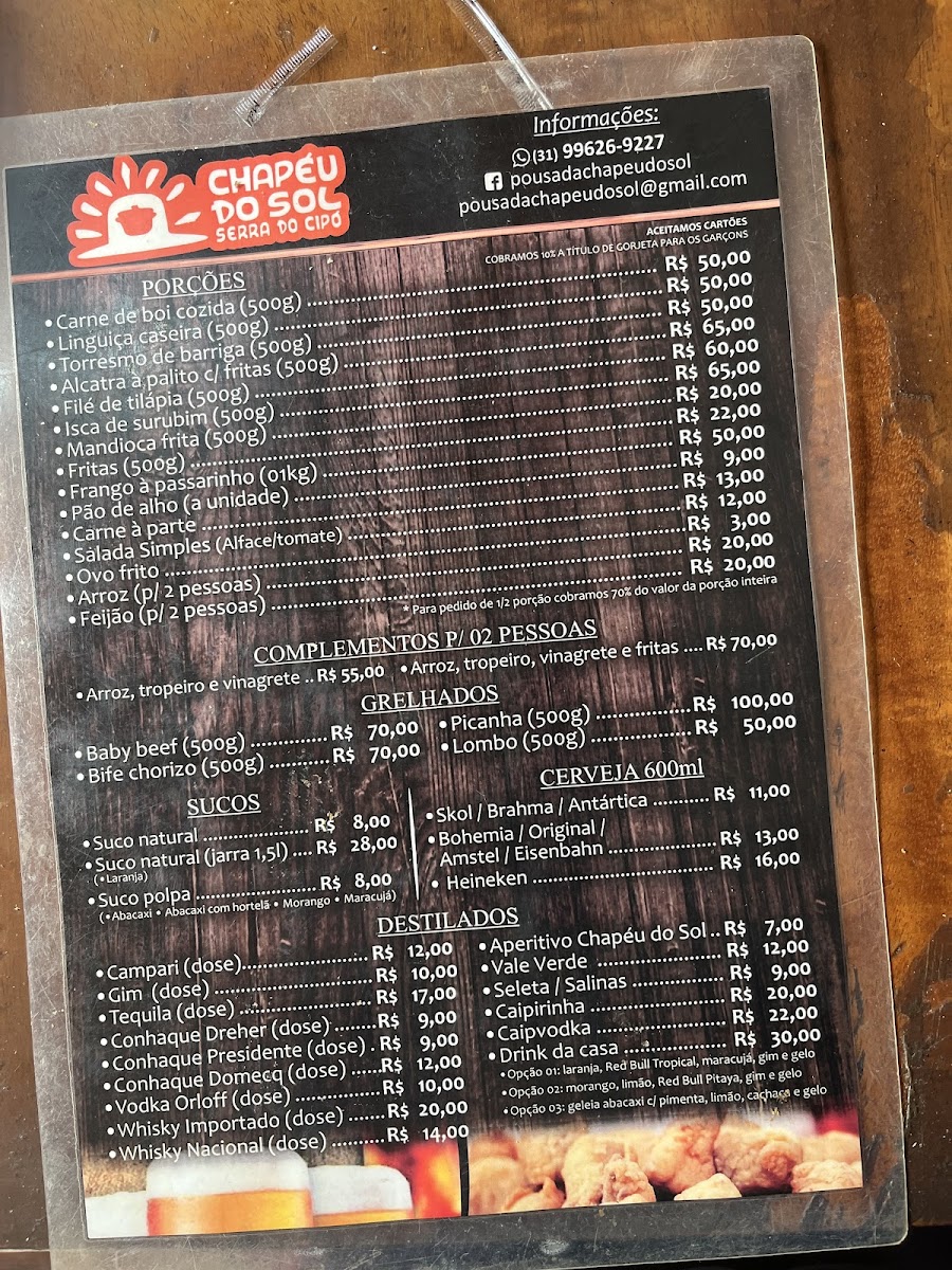 Menu Chapéu Do Sol-2