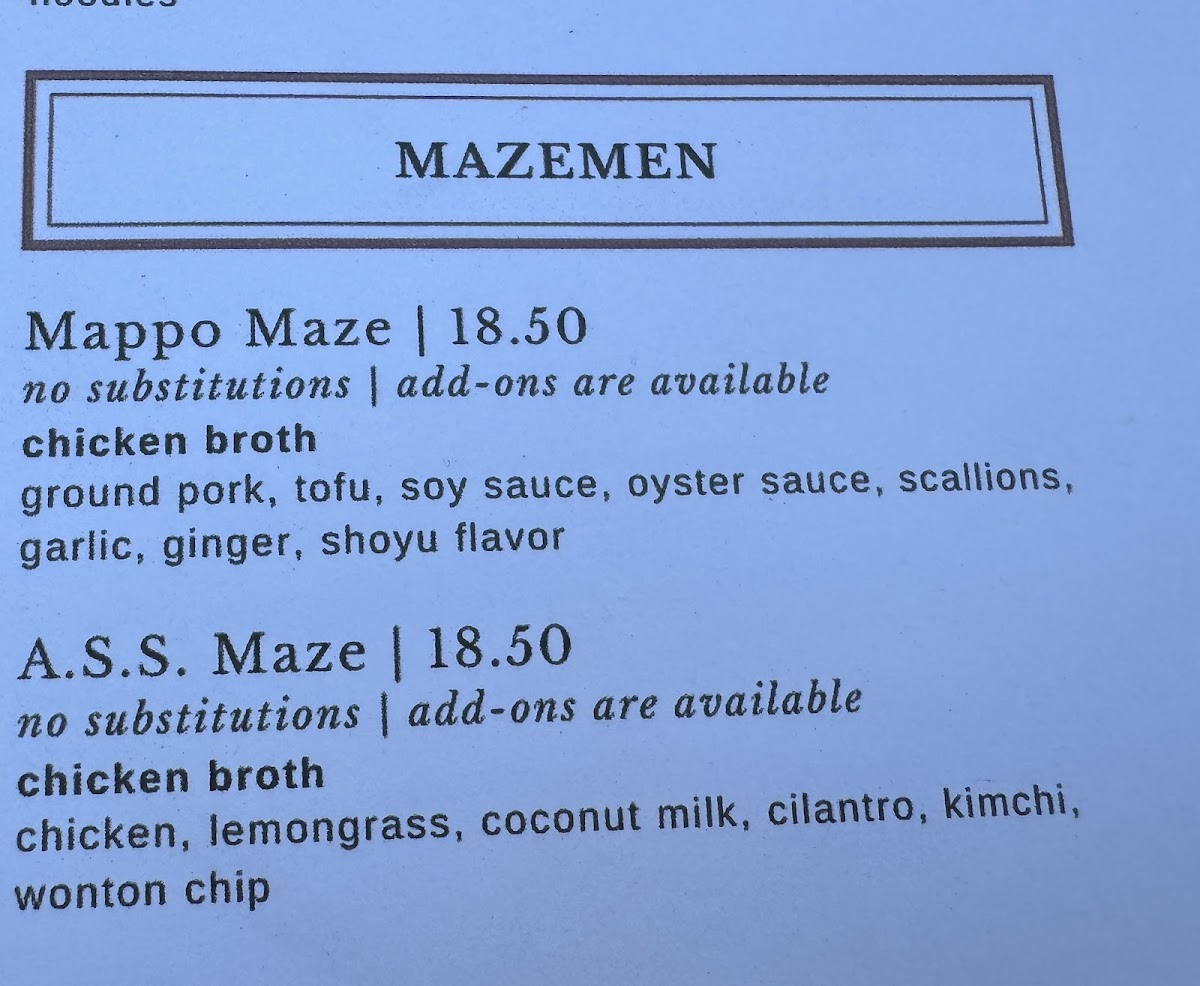 Menu Chaplin's Restaurant-5