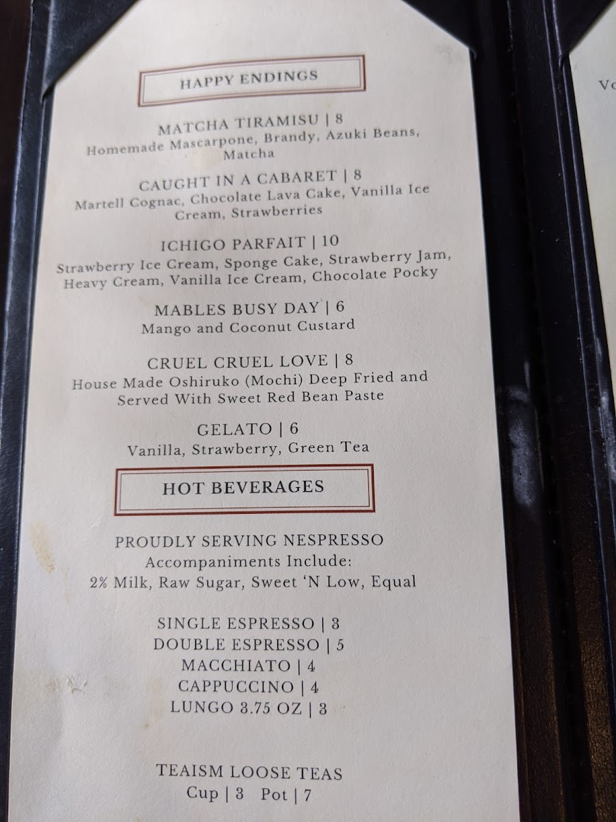Menu Chaplin's Restaurant-7