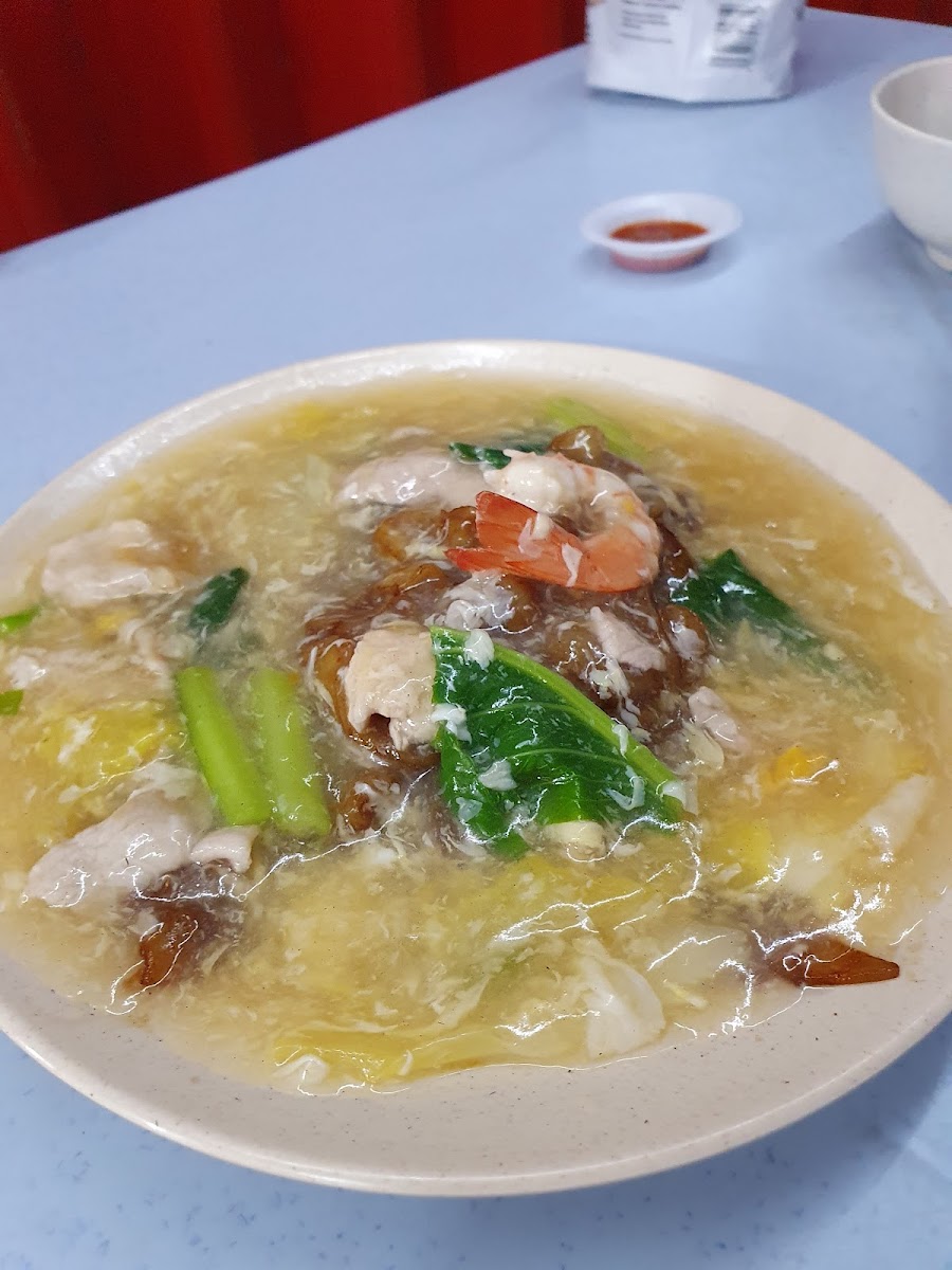 Charcoal Hokkien Mee & Fried Chicken