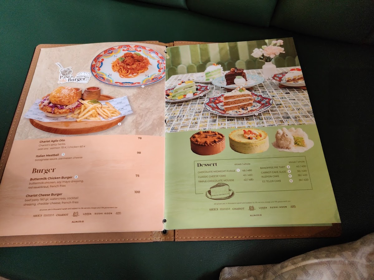 Menu Chariot Restaurant & Bar-3