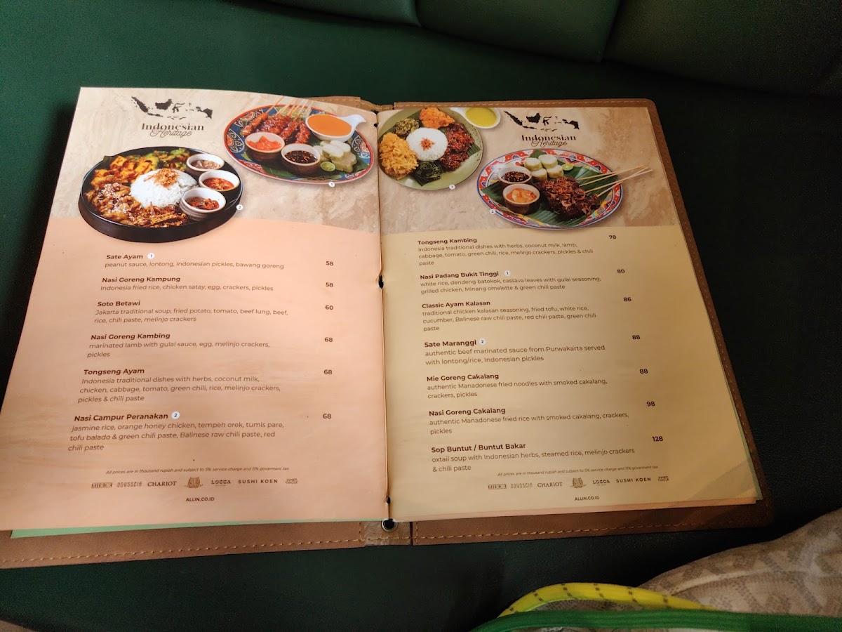 Menu Chariot Restaurant & Bar-4