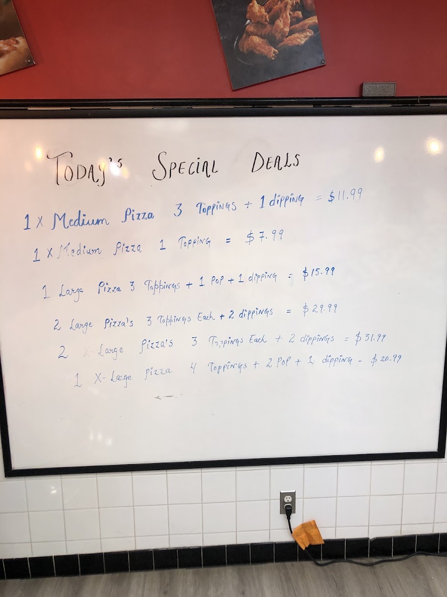 Menu Charleswood Pizza Depot-3