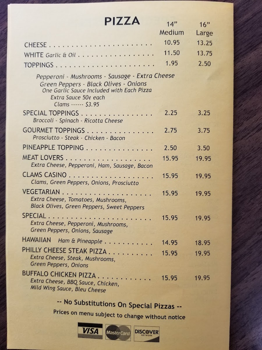 Menu Charlie's Pizza-3