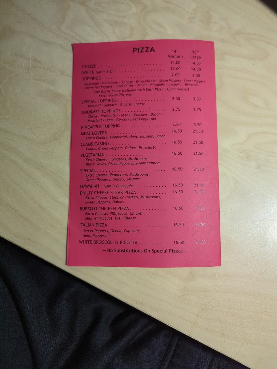 Menu Charlie's Pizza-6