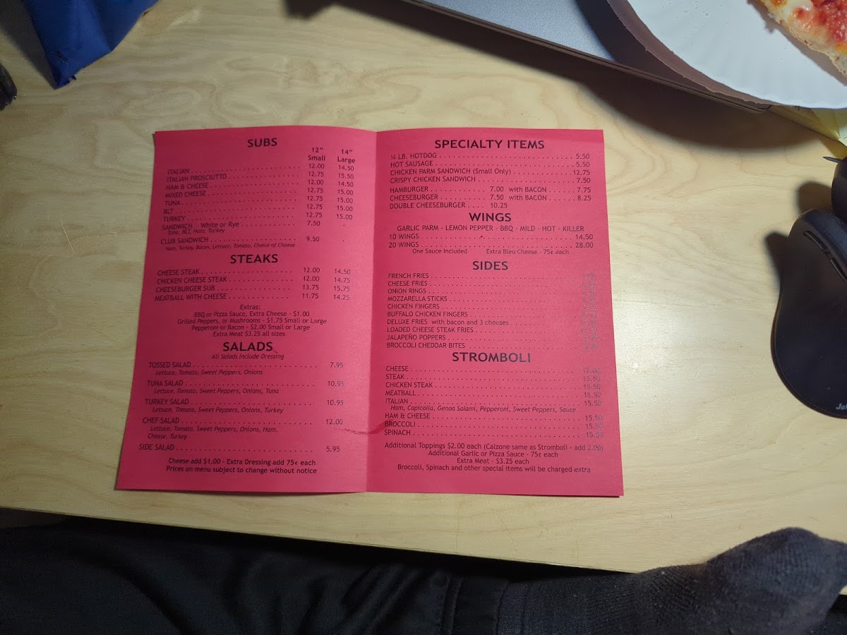 Menu Charlie's Pizza-7
