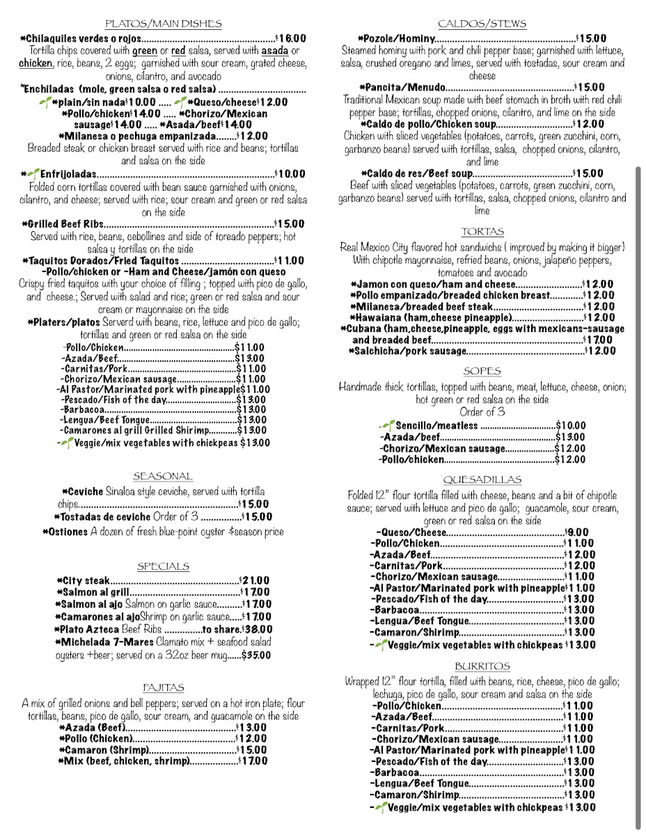 Menu Charro Negro Mexican Restaurant-1