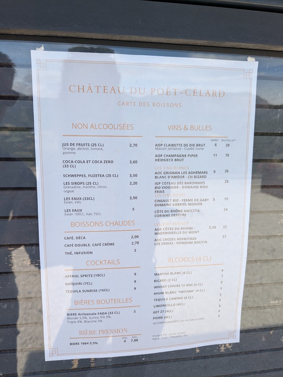 Menu Château Du Poët-Célard-5