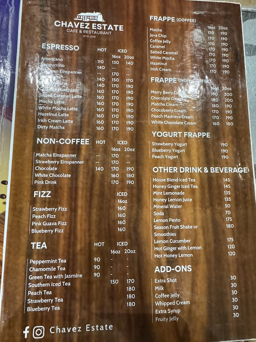 Menu Chavez Estate-3