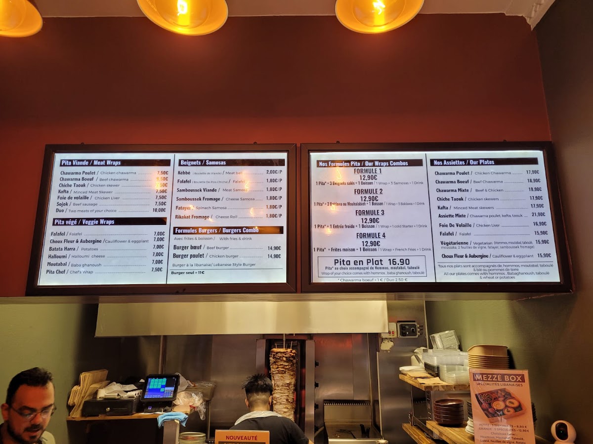 Menu Chawarma Beyrouth-2