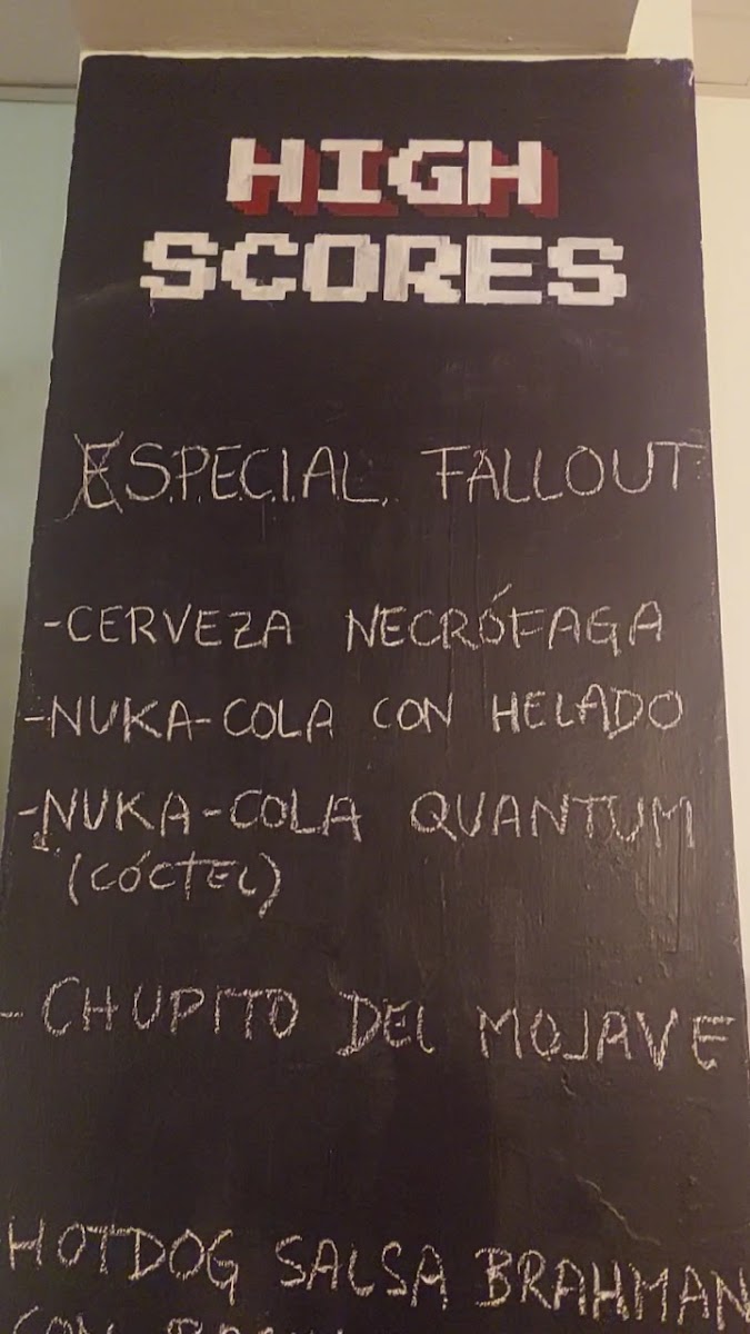 Menu Checkpoint Arcade Bar-10