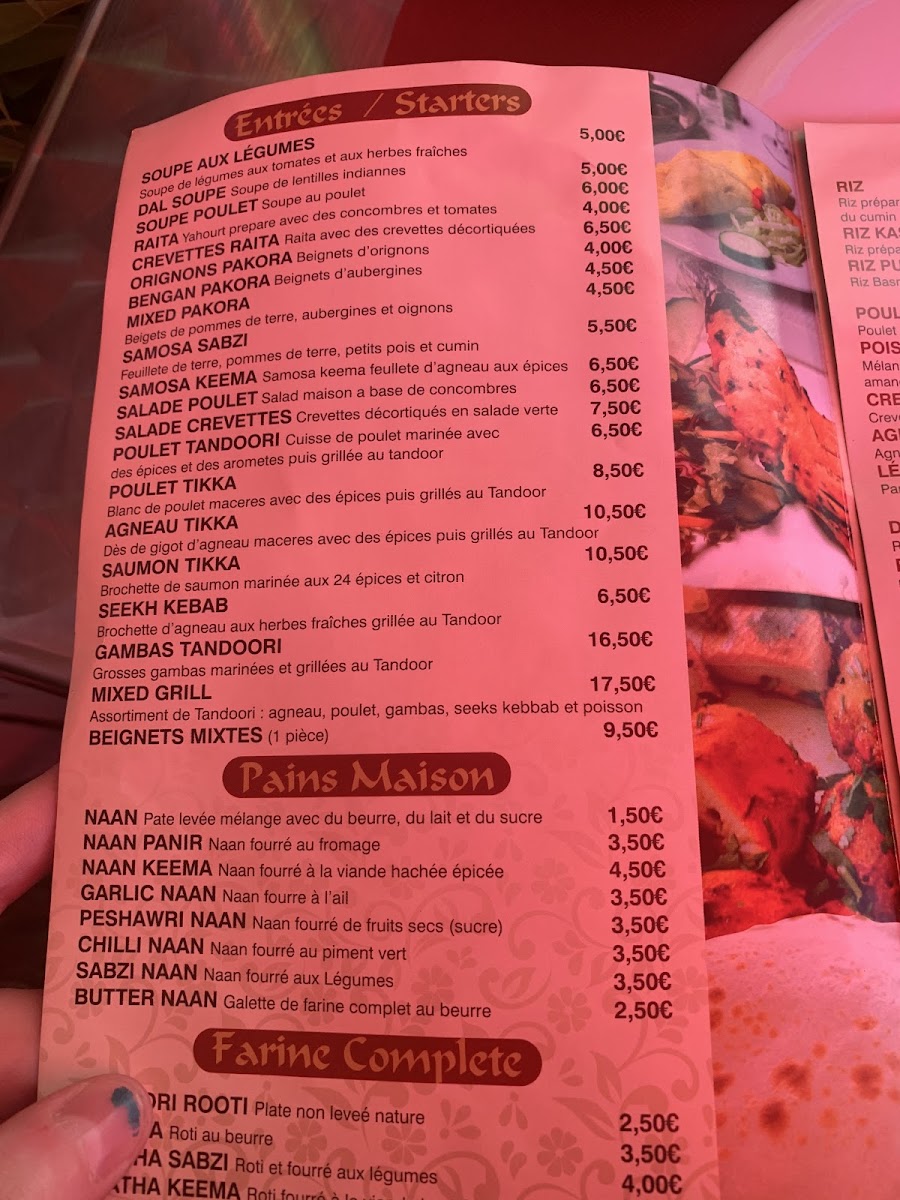 Menu Cheema Restaurant Indien-3