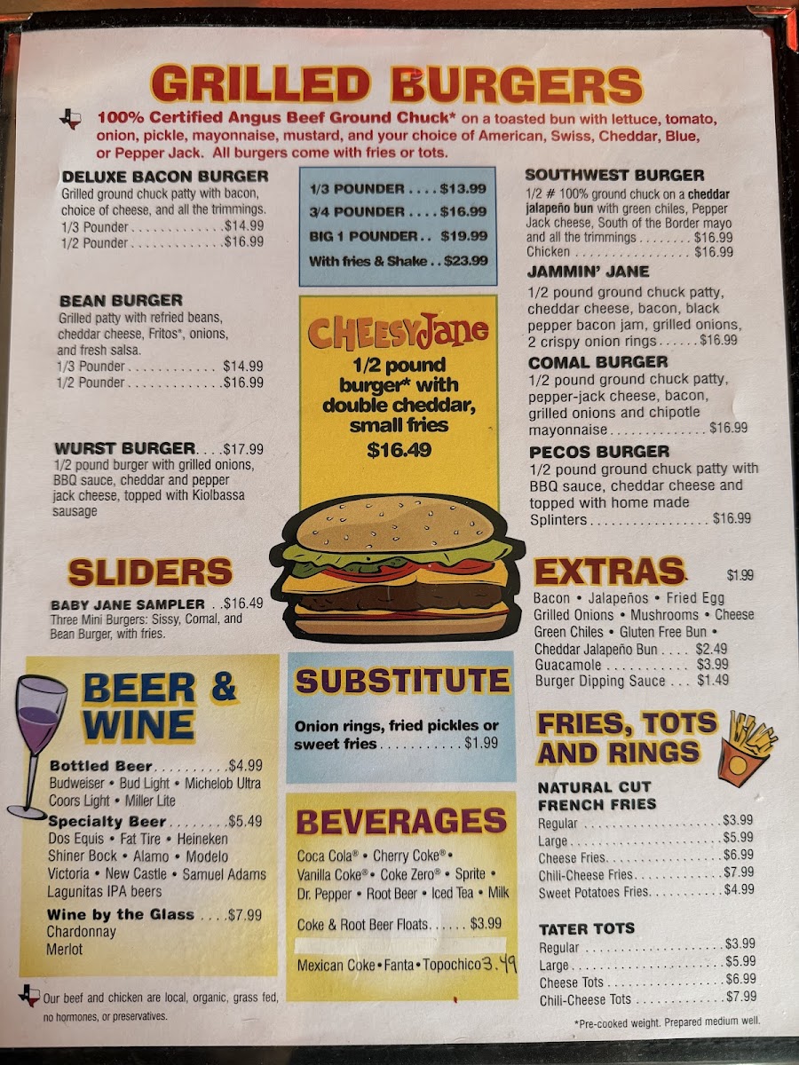 Menu Cheesy Jane's-2