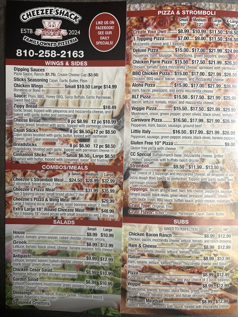 Menu Cheezee Shack-1