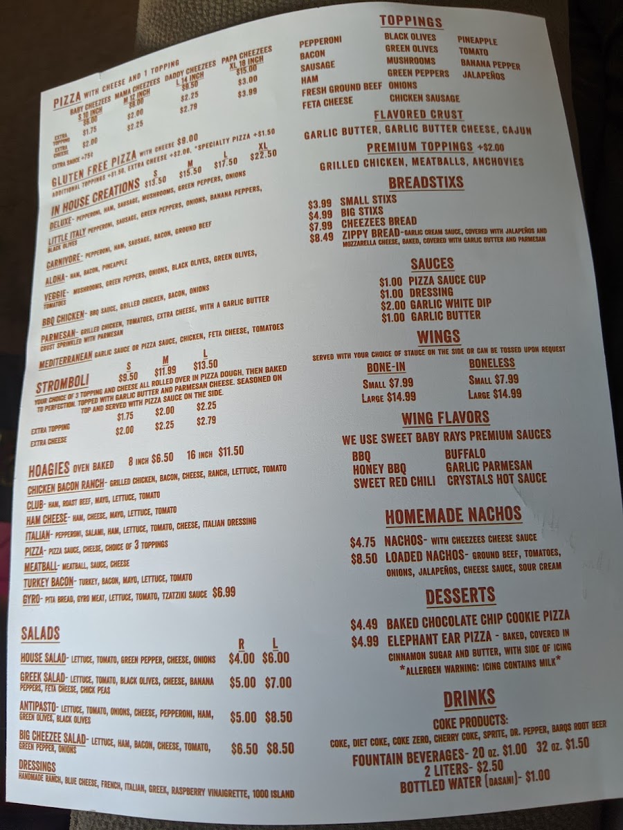 Menu Cheezee Shack-8
