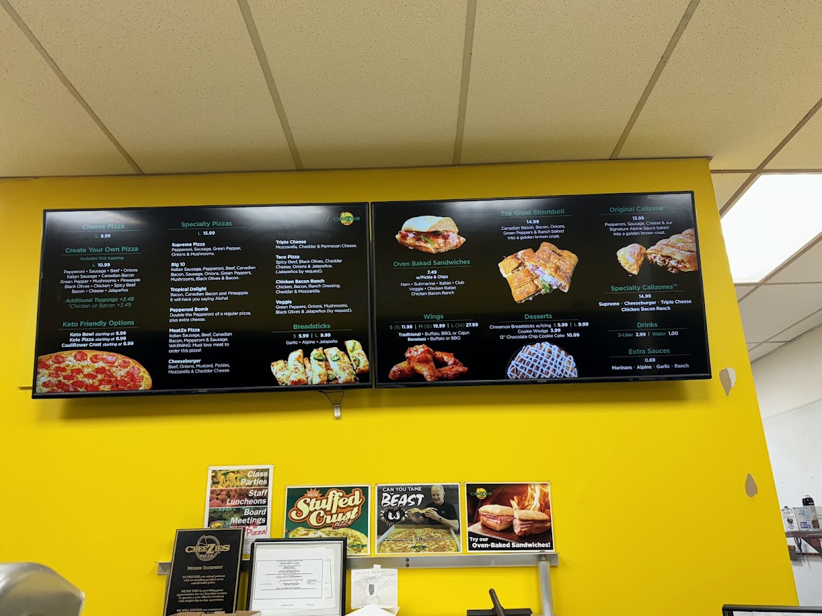 Menu Cheezies Pizza - Wichita, Ks (West)-8