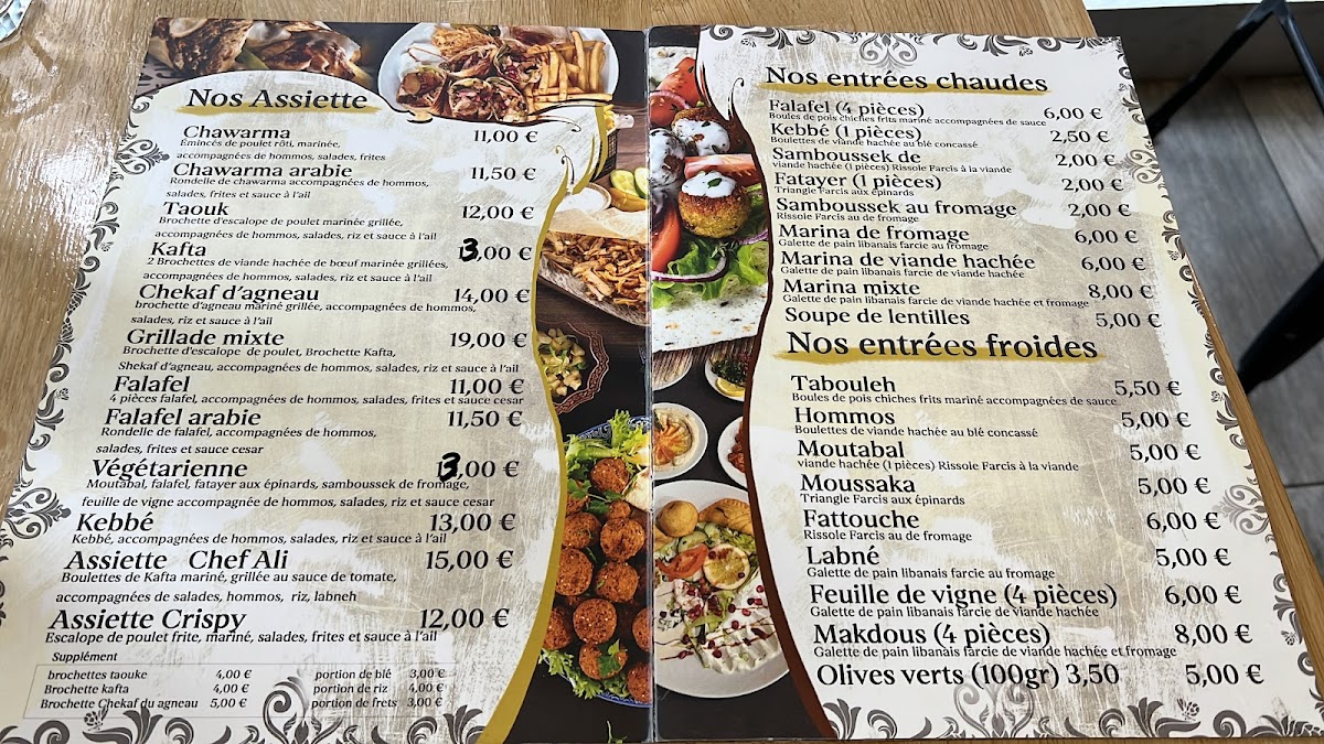 Menu Chef Ali-1