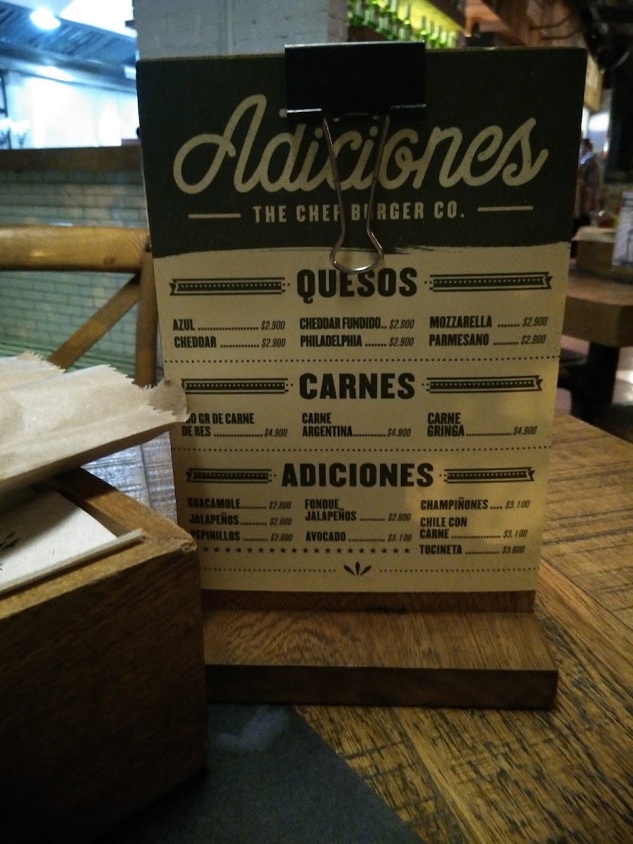 Menu Chef Burger Golden Mile-4