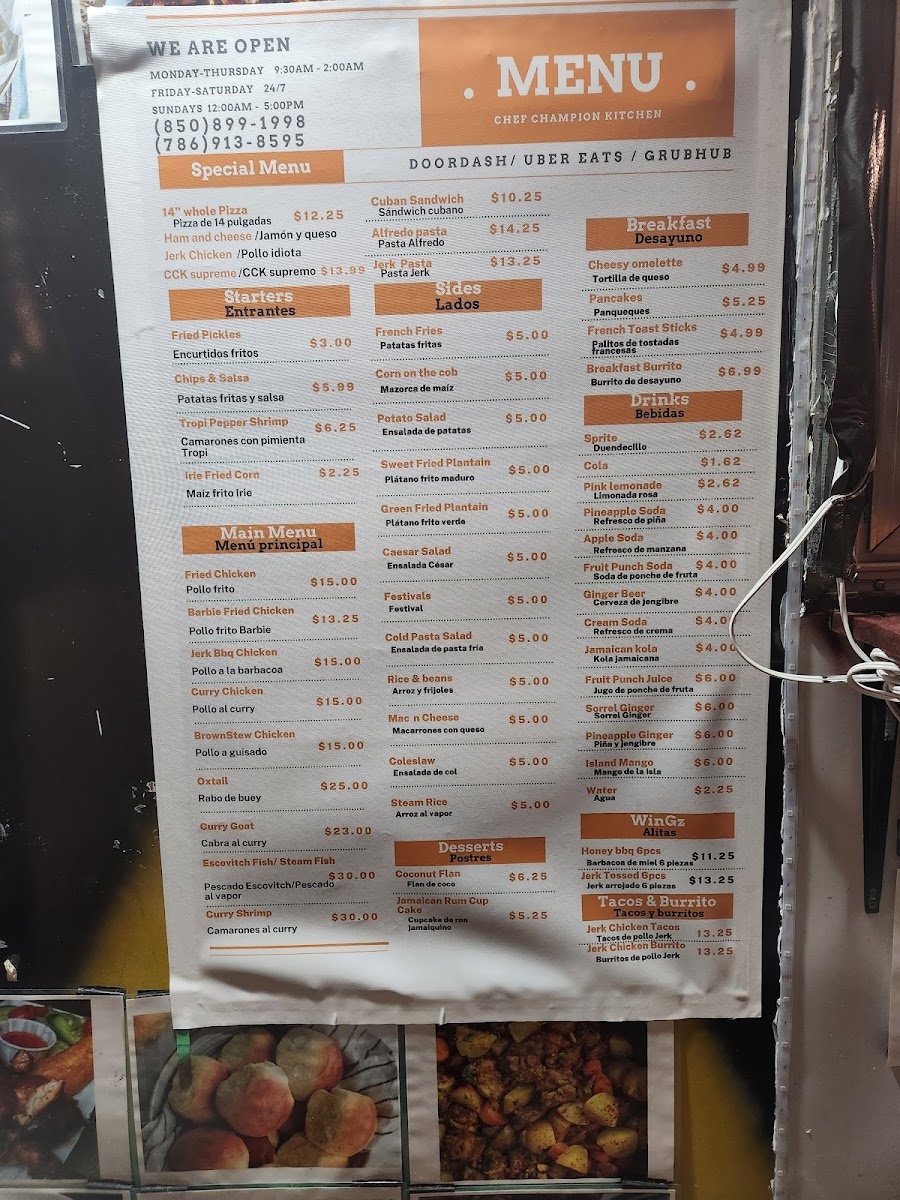 Menu Chef Champion Kitchen-3