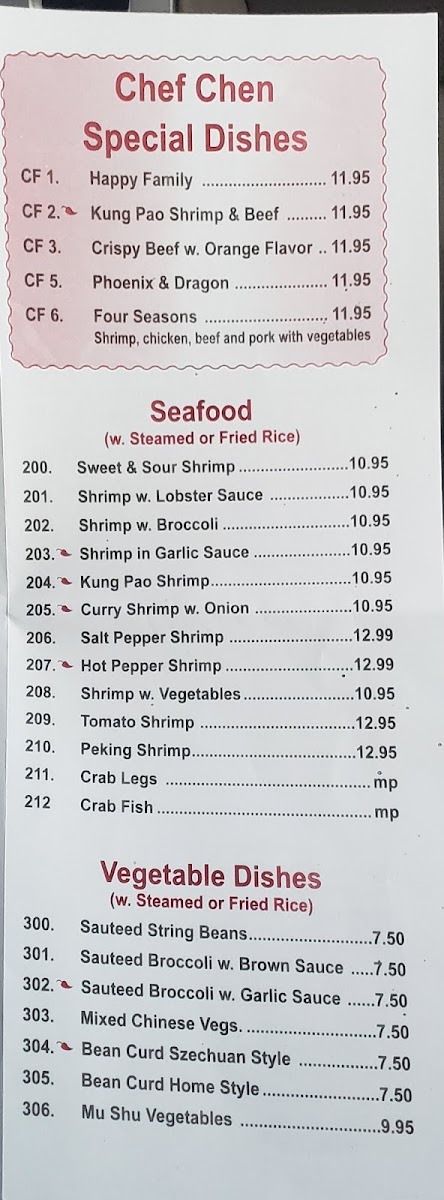 Menu Chef Chen Buffet-8