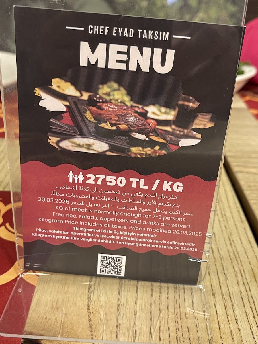 Menu Chef Eyad Taksim-2