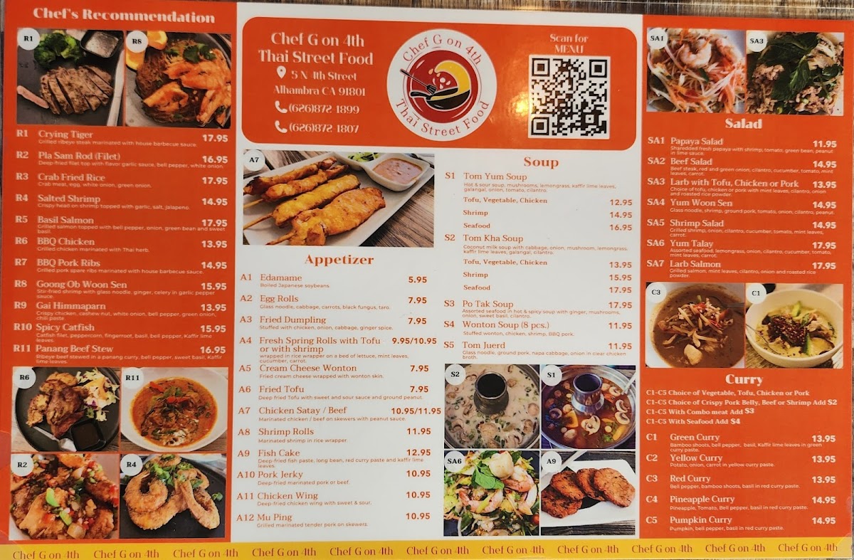 Menu Chef G On 4Th Thai Street Food-2