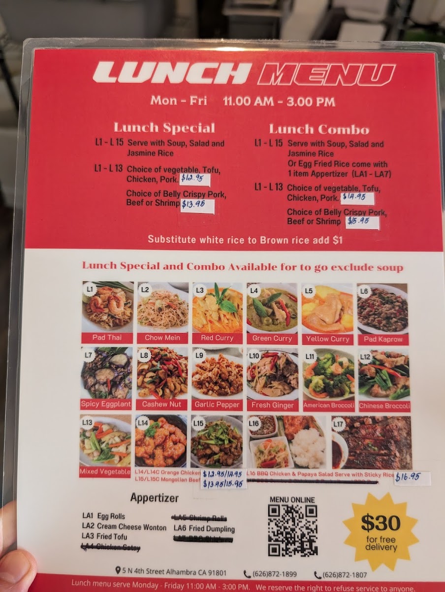 Menu Chef G On 4Th Thai Street Food-6