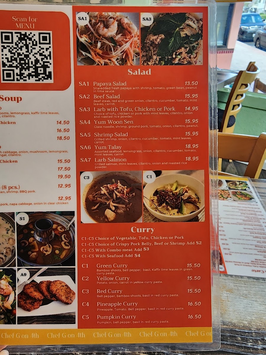 Menu Chef G On 4Th Thai Street Food-8