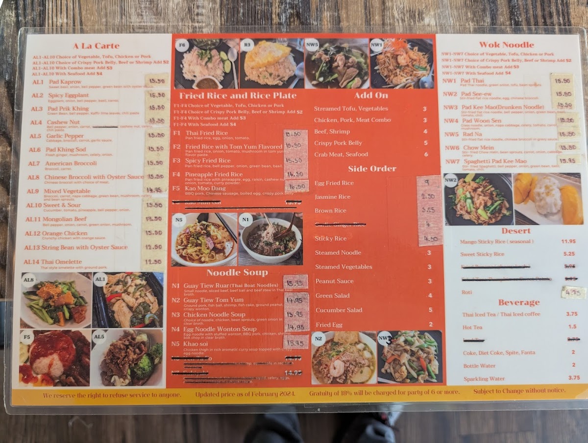Menu Chef G On 4Th Thai Street Food-9