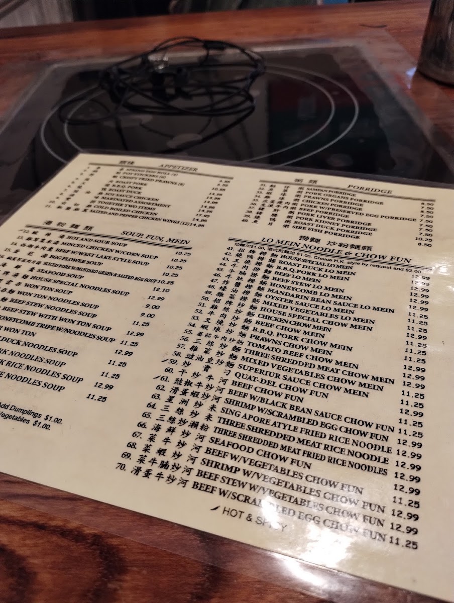 Menu Chef Li's Cafe Hk B.b.q-7