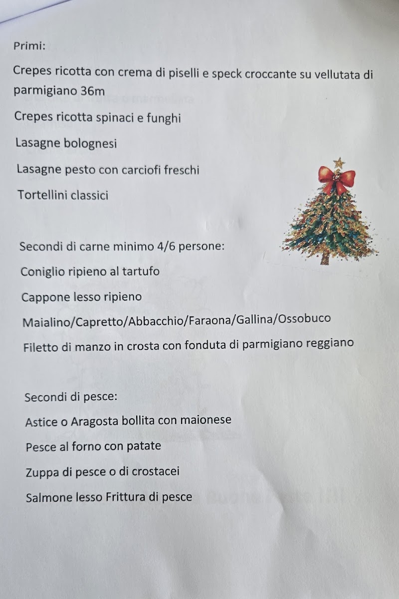 Menu Chef Pier - Trattoria Romana E Gastronomia-1