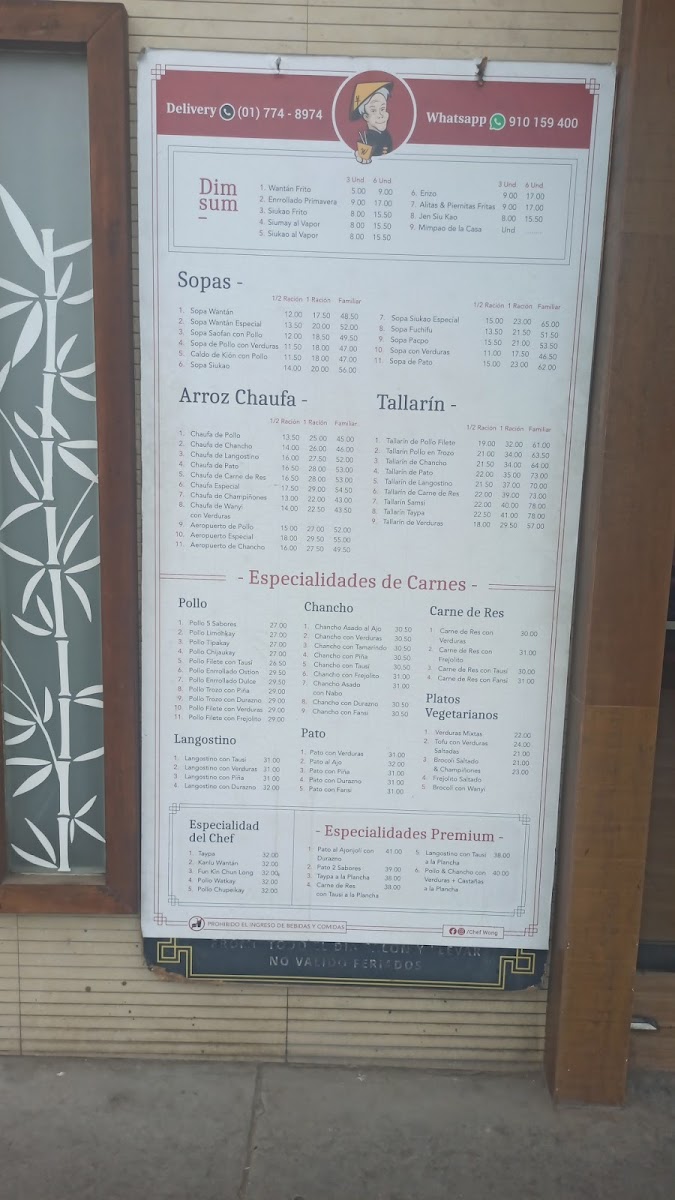 Menu Chef Wong-8