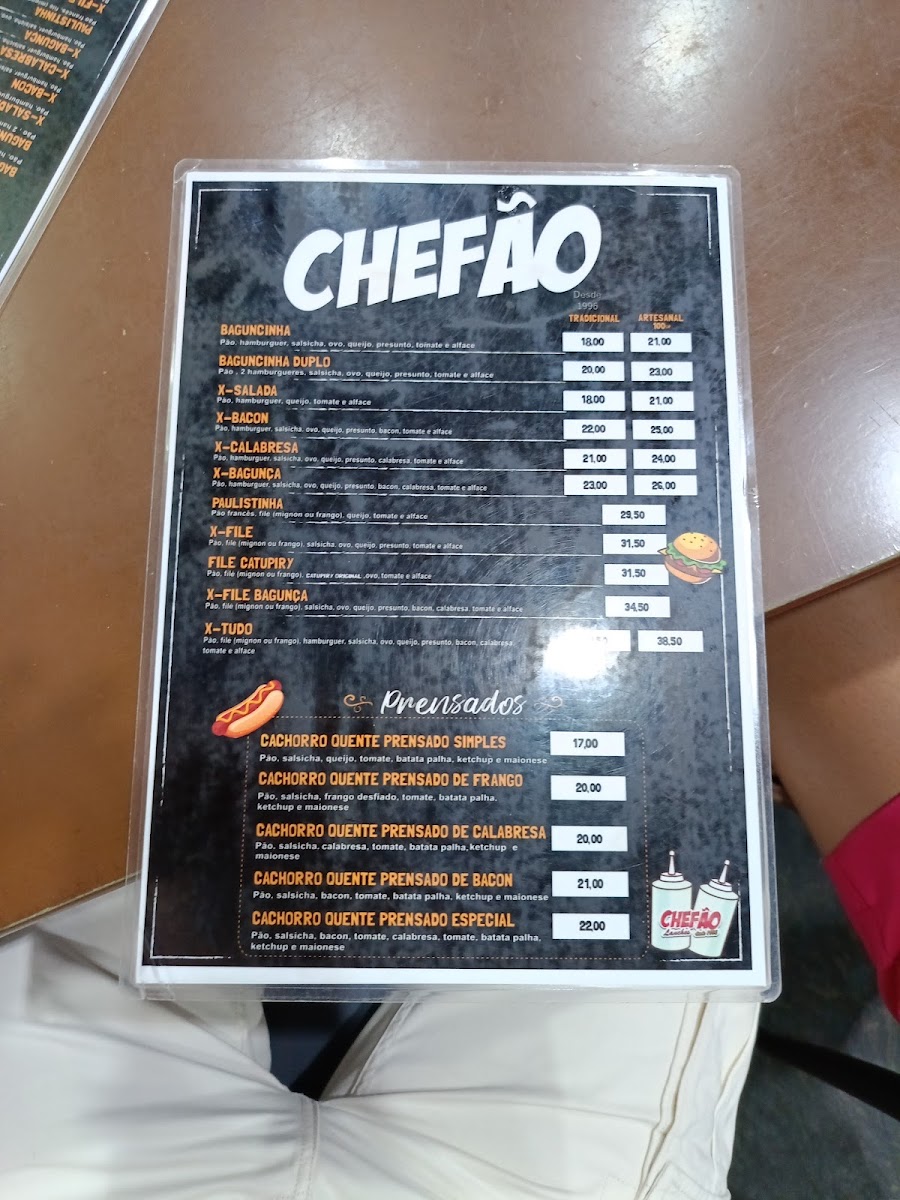 Menu Chefão Lanches-3
