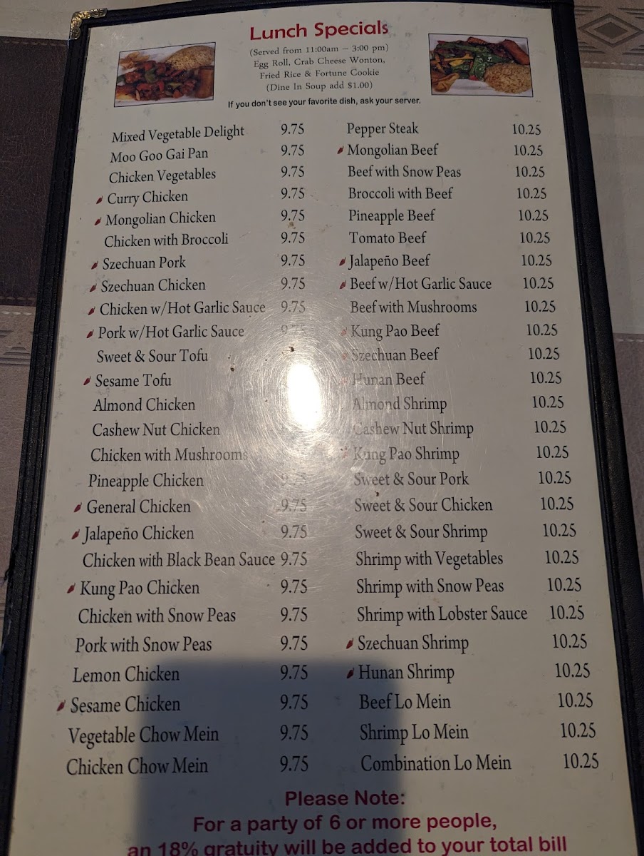 Menu Chef's Da Chinese Restaurant-1