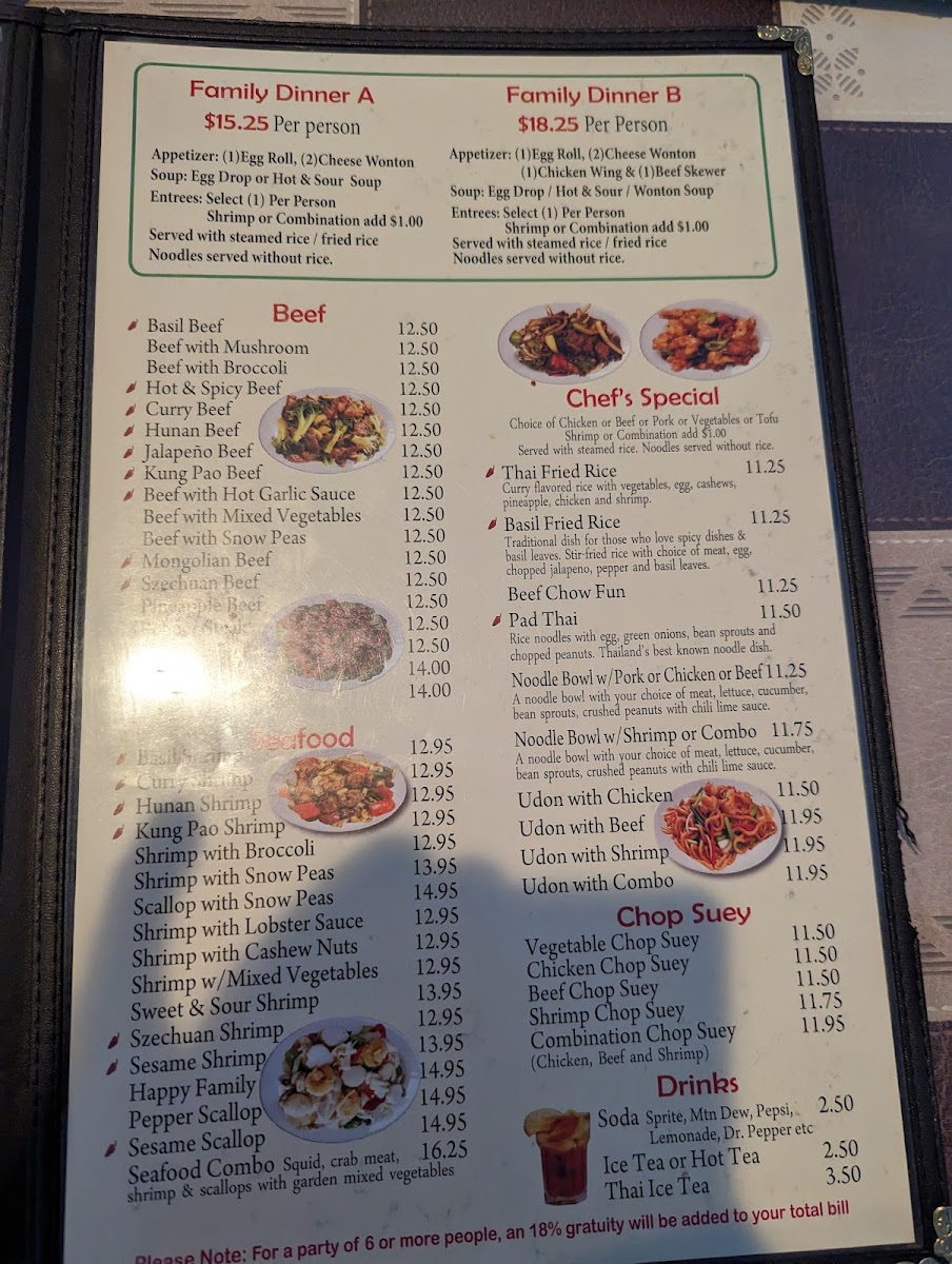 Menu Chef's Da Chinese Restaurant-2
