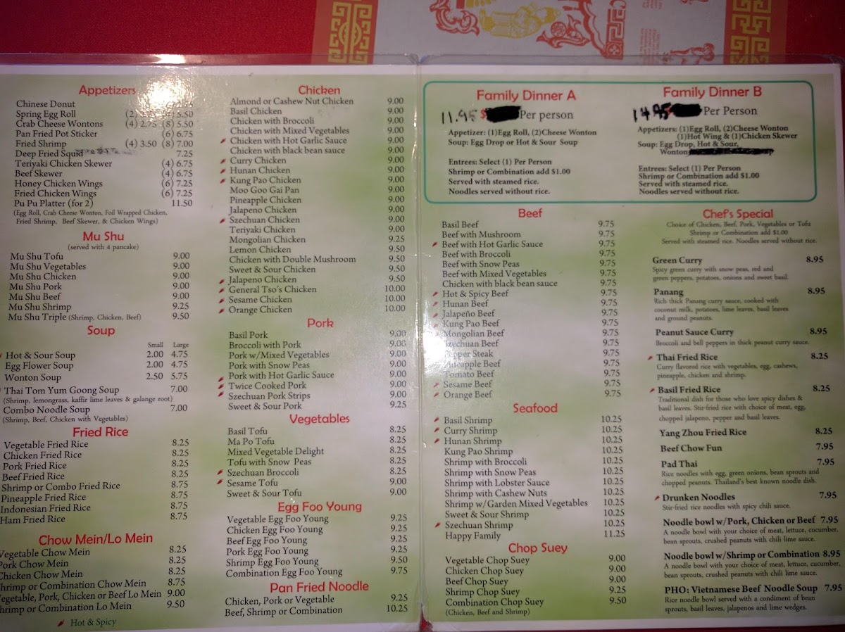 Menu Chef's Da Chinese Restaurant-4