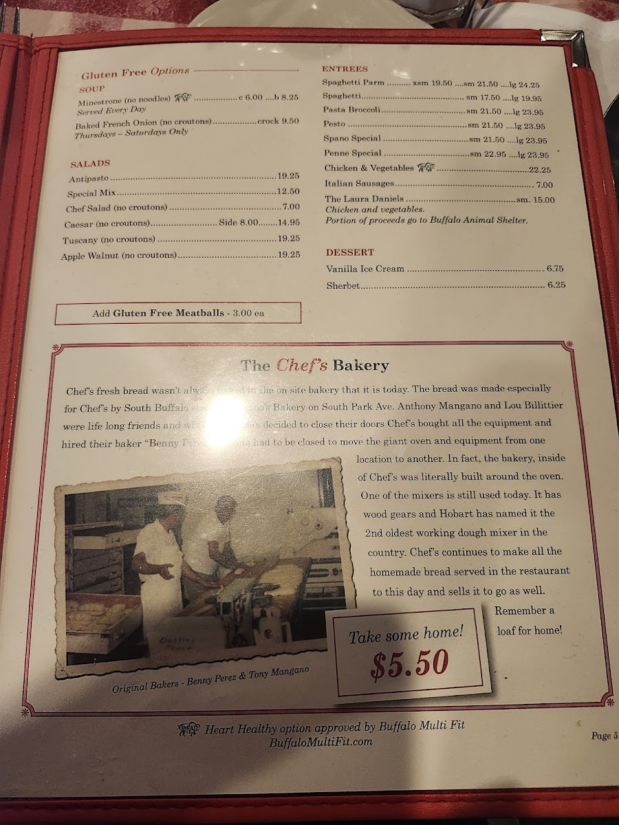 Menu Chef's Restaurant-7