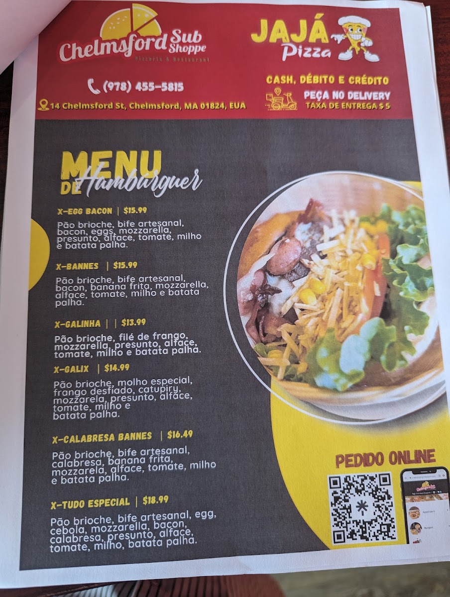 Menu Chelmsford Sub Shoppe-5