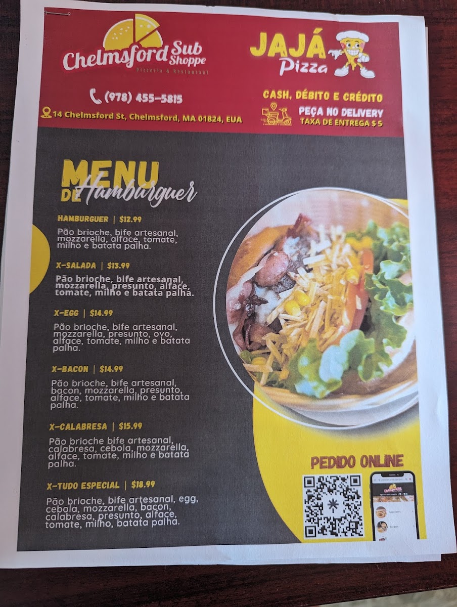 Menu Chelmsford Sub Shoppe-7