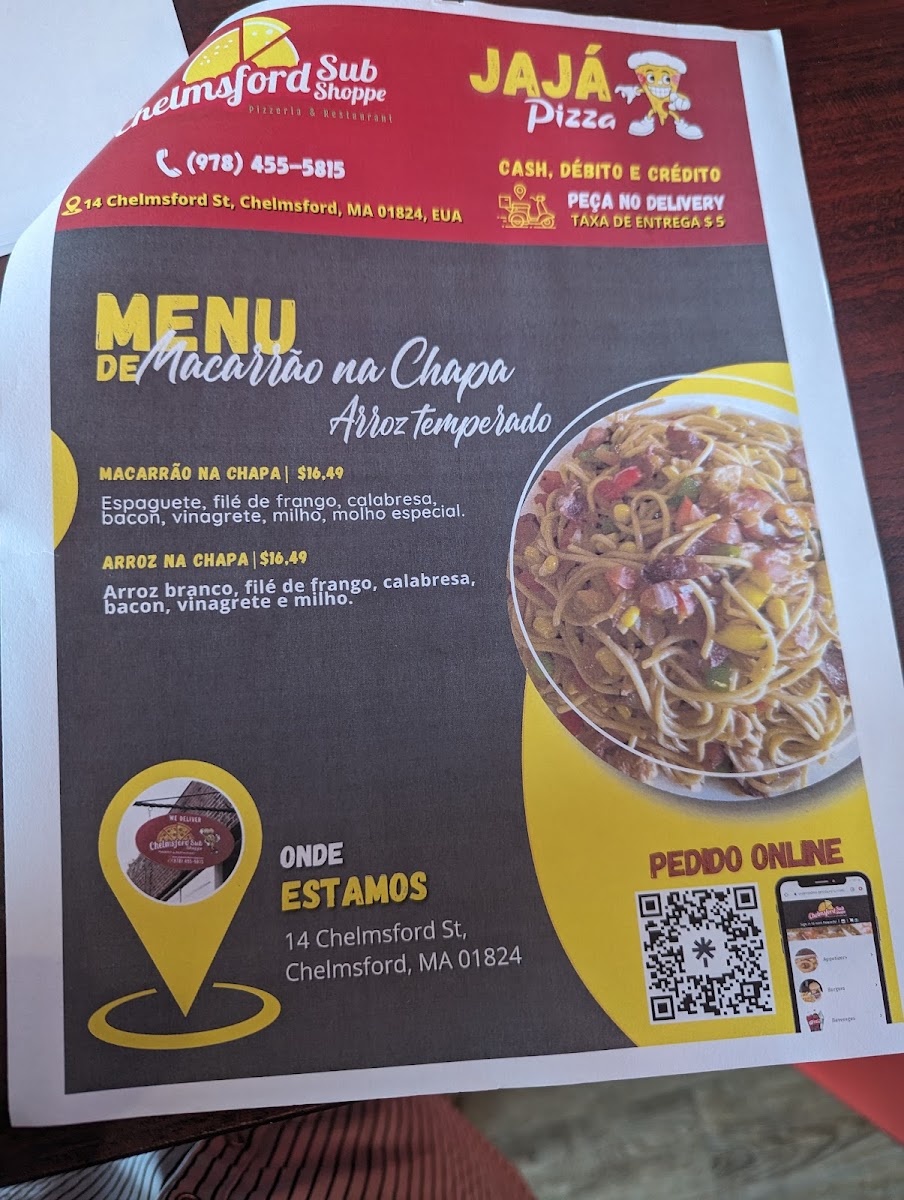 Menu Chelmsford Sub Shoppe-8